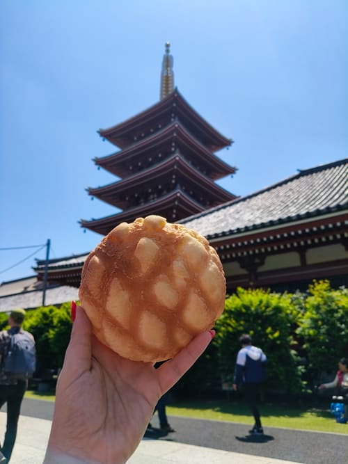 Cosa mangiare in Giappone oltre il sushi: 20 piatti da provare Melonpan Cosa mangiare in Giappone oltre il sushi: 20 piatti da provare